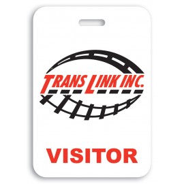 Poly Badge (2.25"X3.25") Rectangle with Logo