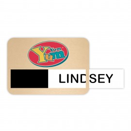 Aluminum Window Badges (2.25"X3.25") Rectangle with Logo