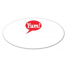 Promotional Poly Badge (1.5"x3") Oval