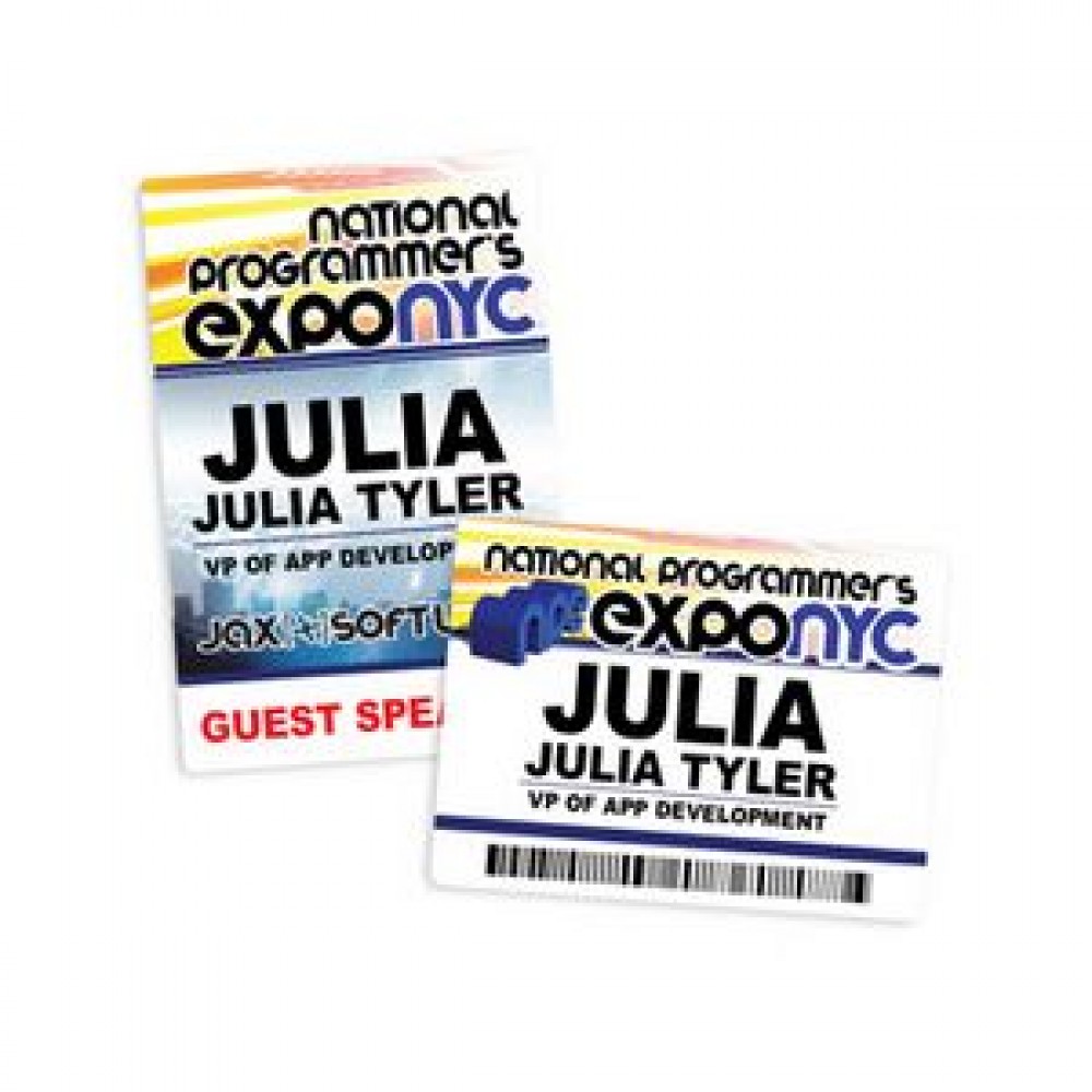 Logo Branded Custom 13-44 in2 Prem Event Badge-Gloss Logo Branded Custom 13-44 in2 Prem Event Badge-Gloss