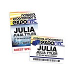 Logo Branded Custom 13-44 in2 Prem Event Badge-Gloss