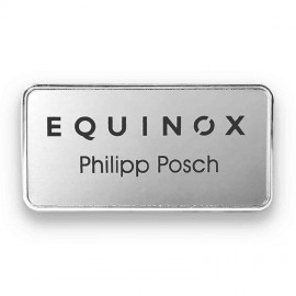 Promotional Executive Line Metal Frame Badge (1.5"x3")