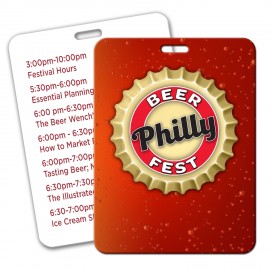 Full Color Event Badge (4" x 3") with Logo