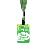 Promotional 2-1/8x3-3/8 Plastic Recyclable Eco Pass