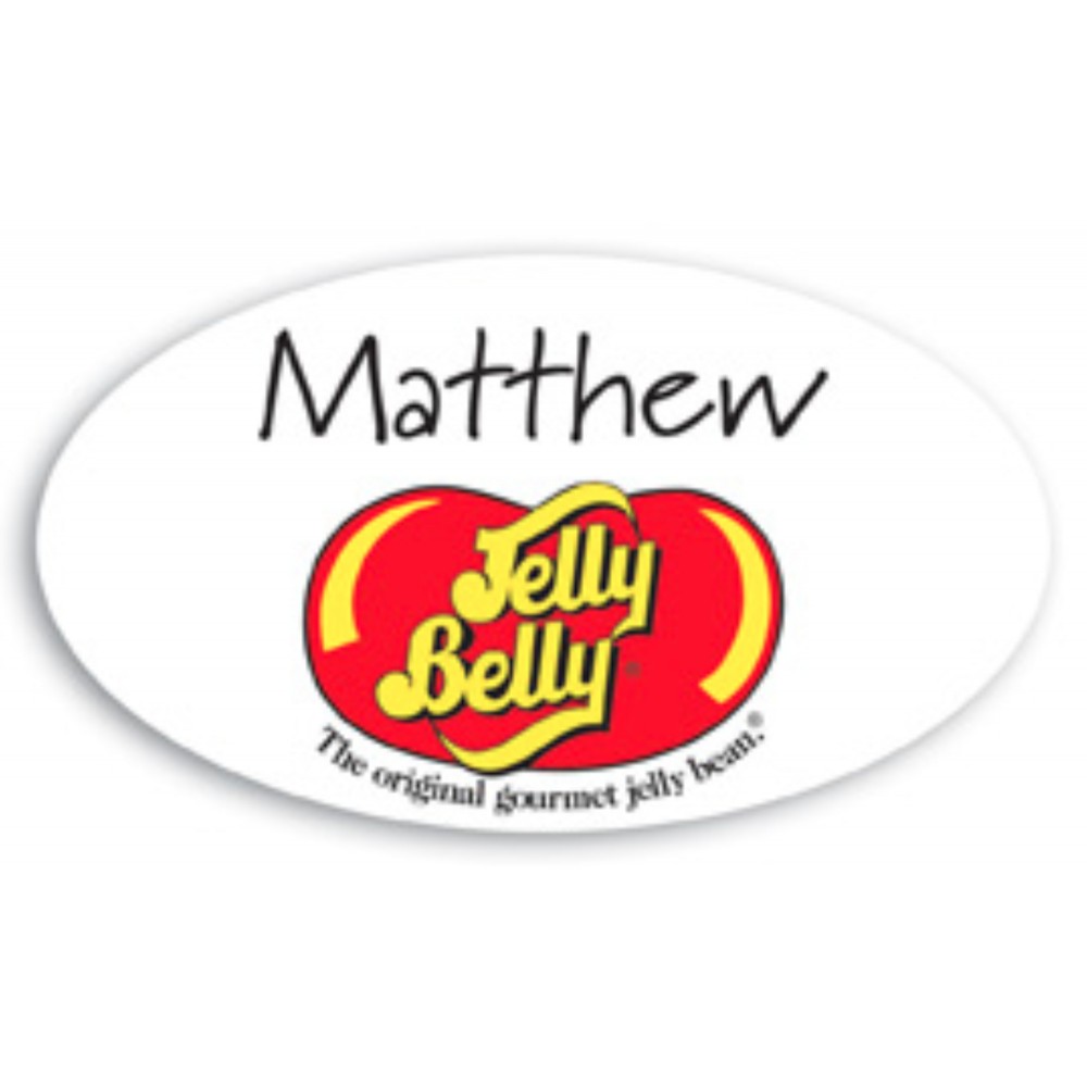 Personalized Laminated Personalized Name Badge (2x3.5") Oval