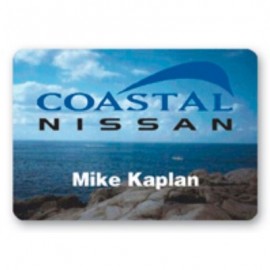 Name Badge w/Personalization (1.75"x2.5") Rectangle with Logo