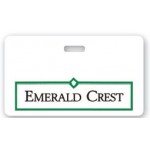 Poly Badge (2"X3.5") Rectangle with Logo