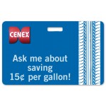 Customized USA Made Laminated Paper Event Badge  20mil Budget-Friendly (2.125"x3.375") Rectangle