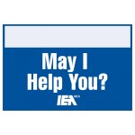 USA Made Rectangle Paper Badge Ribbon Full-Color (2"x3") with Logo