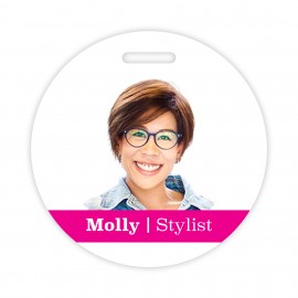 Photo ID Badge (2.75" circle) with Logo