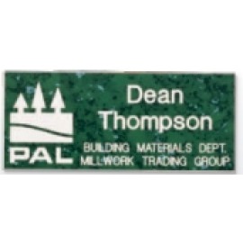 Engraved Name Badge (1"x 3") with Logo  Engraved Name Badge (1"x 3") with Logo