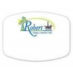 Laminated Name Badge (2.75X3.75") Arched Rectangle with Logo