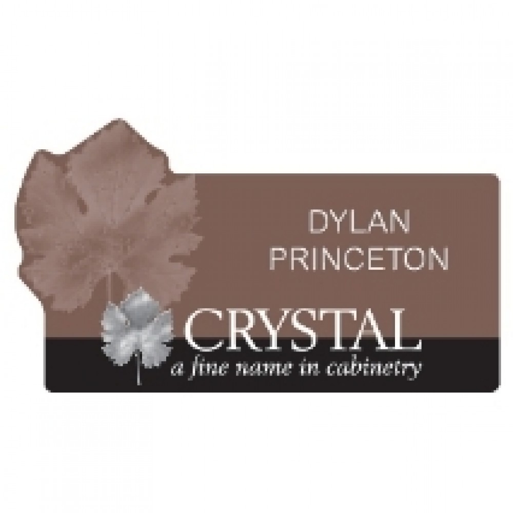 Custom Shaped Badge - Screened & Engraved (11-15 Square Inch) Personalized with Logo