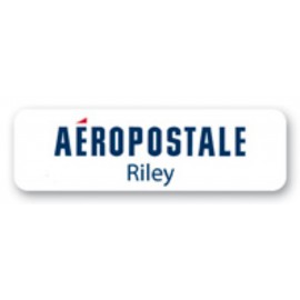 Personalized Name Badge W/Personalization (.75"X2.5") Rectangle