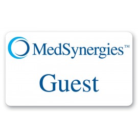 Poly Badge (1.75"X3") Rectangle with Logo