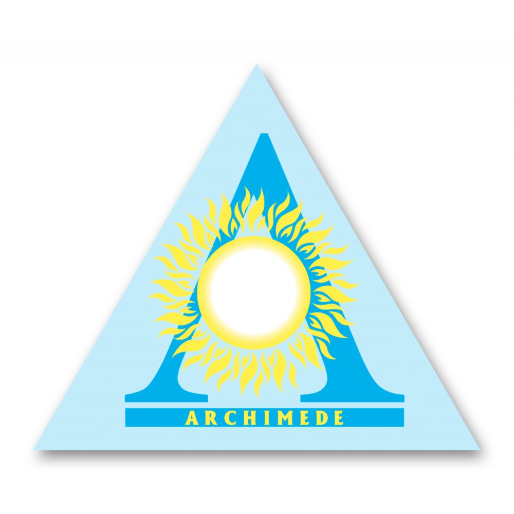 Laminated Name Badge (2.25"X3") Triangle with Logo