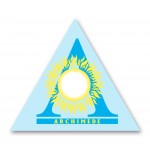 Laminated Name Badge (2.25"X3") Triangle with Logo