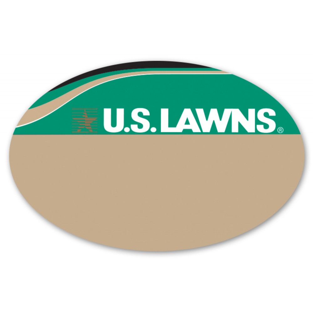 Laminated Name Badge (1.5"X2.375") Oval with Logo