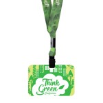 Logo Branded 3-1/2x2-1/4 Plastic Recyclable Eco Pass