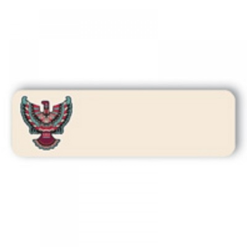 Personalized Laminated Name Badge (.75"x2.5") Rectangle