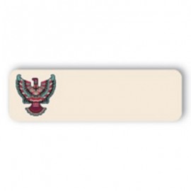 Personalized Laminated Name Badge (.75"x2.5") Rectangle
