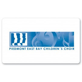 Logo Branded Poly Badge (2.625"X4.5") Rectangle