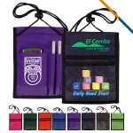 Custom Imprinted Deluxe Multi Pocket Badge Holder