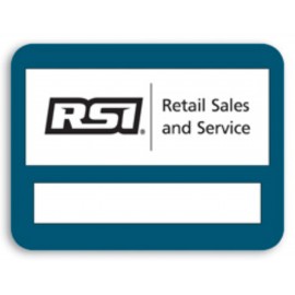 Name Badge (2.375"X3.125") Rectangle with Logo