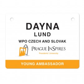 Personalized Laminated Personalized Name Badge (3x4") Rectangle