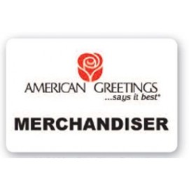 Poly Badge (2"x3") Rectangle with Logo  Poly Badge (2"x3") Rectangle with Logo