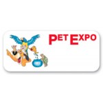 Name Badge (1.5"X3.5") Rectangle with Logo