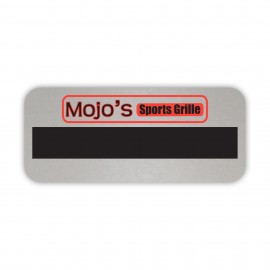 Aluminum Window Badges (1.5"X3.5") Rectangle with Logo