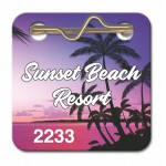 Deluxe Full Color Swim/Pool I.D. Bathing Tag with Logo