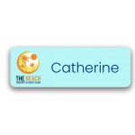 Personalized Full Color Name Badge (3" x 1") with Logo