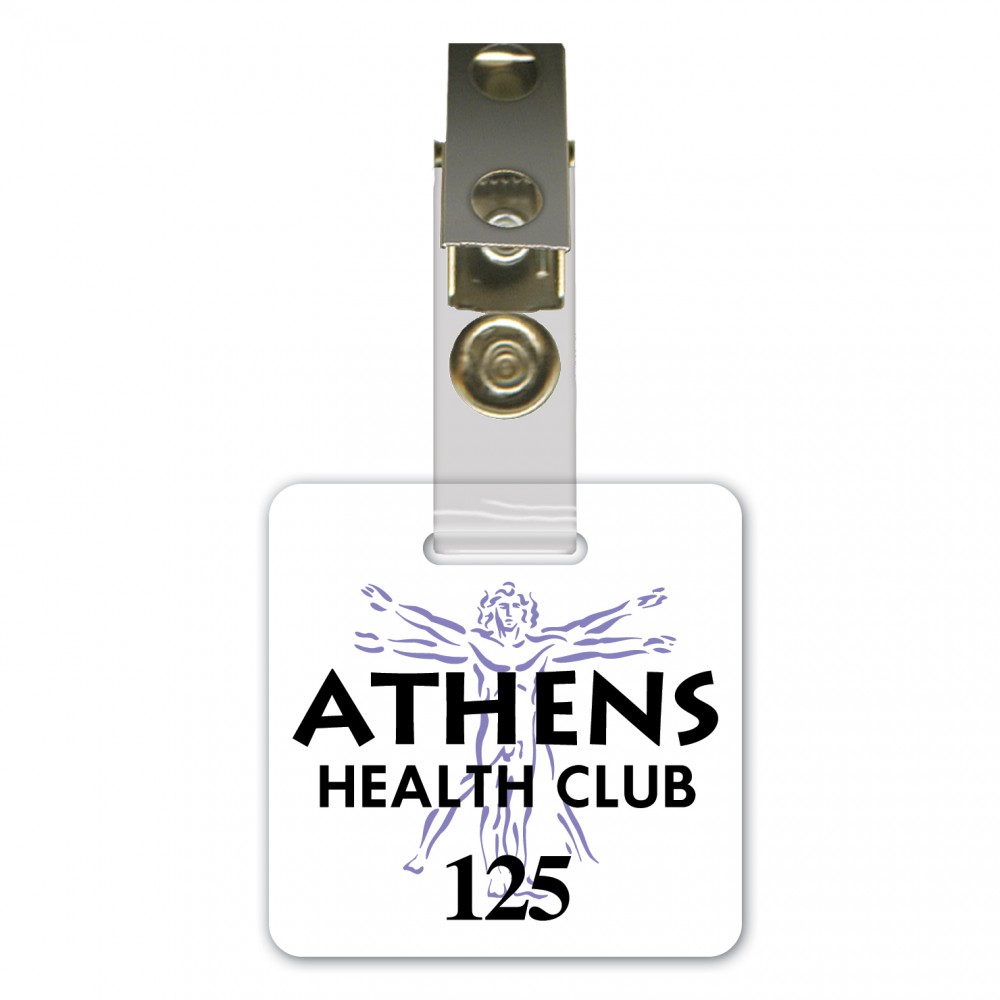 Promotional Full Color "Value" Vinyl ID Badge (1.75" x 1.75") Promotional Full Color "Value" Vinyl ID Badge (1.75" x 1.75")