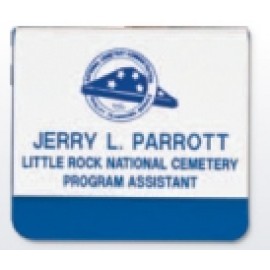 Logo Branded Pocket Engraved Badge (2"x 3")