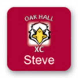 Logo Branded Laminated Personalized Name Badge (1.125x1.125") Square