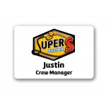 Custom Personalized Full Color Name Badge (3" x 1.5")