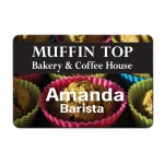 Personalized Full Color Name Badge (3" x 2") with Logo