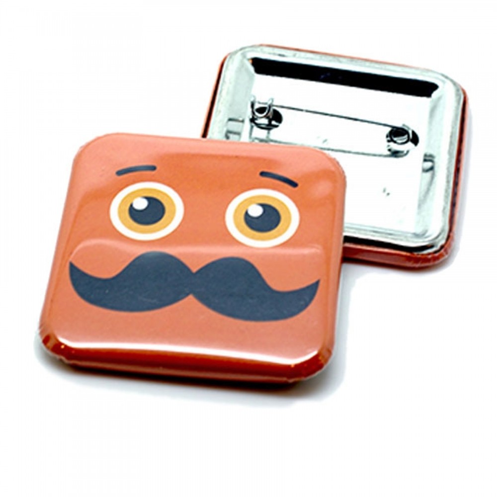 Square Buttons with Rounded Corners 2 Inch, Custom Buttons Pin Back, Squircle Custom Imprinted Square Buttons with Rounded Corners 2 Inch, Custom Buttons Pin Back, Squircle Custom Imprinted