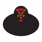Promotional Blackboard Badges (2.5"X3") Oval W/Bump