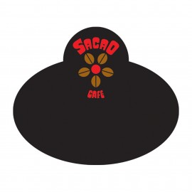 Promotional Blackboard Badges (2.5"X3") Oval W/Bump