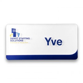 Custom Top-Surface Printed Acrylic Badge (1.5"x3")