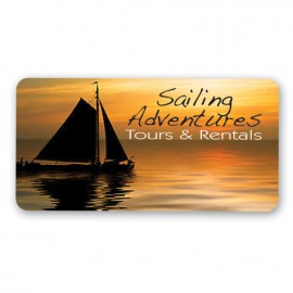 Customized One Color Vinyl ID Badge (2.75" x 1.325")