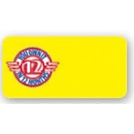 Poly Badge (1"x2") Rectangle with Logo  Poly Badge (1"x2") Rectangle with Logo