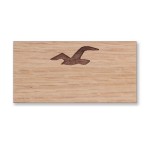 Custom Printed Engraved Wood Badge - 1.5"x3" - USA Made