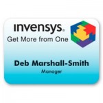 Name Badge w/Personalization (2.25x3.25") Rectangle with Logo
