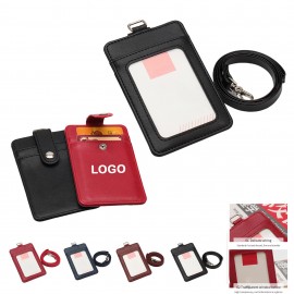 Work ID Badge Holder with Lanyard with Logo