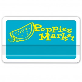 Full Color "Value" Vinyl ID Badge (2.75" x 1.625") with Logo