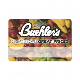 Full Color 50 Mil Name Badge (2"x3") Rectangle - No Personalization with Logo